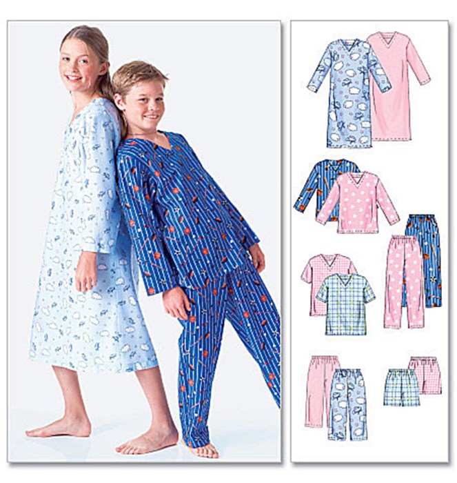 Patron de pyjama enfant