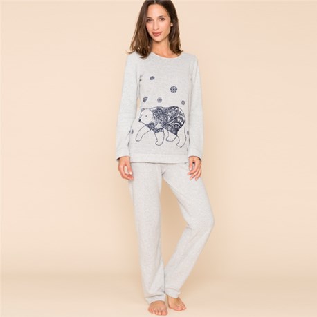 Pyjama chaud femme grande taille