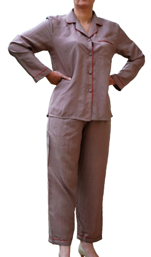 Pyjama avec bouton devant femme
