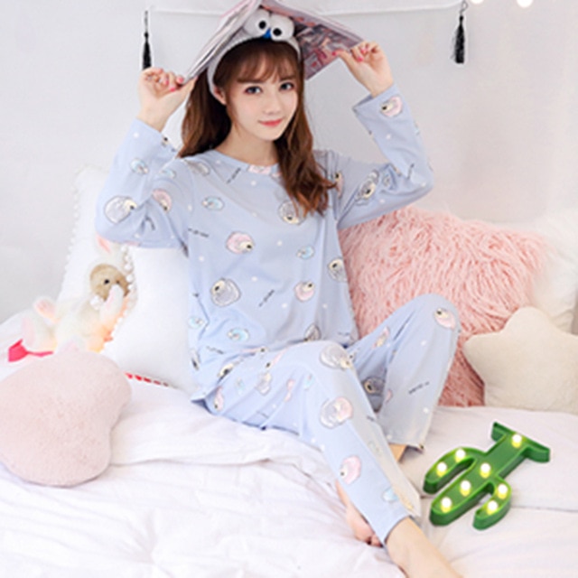 Pyjama Femme Hiver 2 Pièces - Haut Manches Longues Et Pantalon à Carreaux, Coton, Coupe Droite - Tailles S à XXL