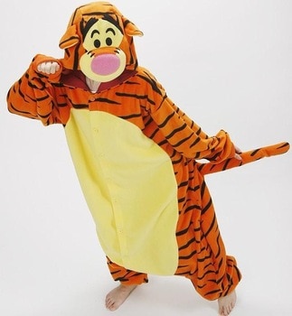Combinaison pyjama tigrou adulte