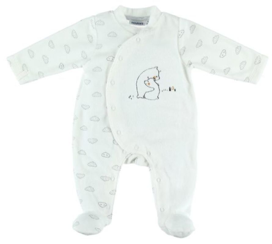 Pyjama naissance velours
