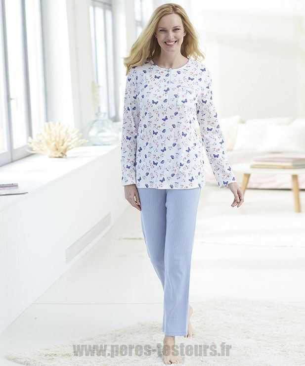 Pyjama flanelle femme damart