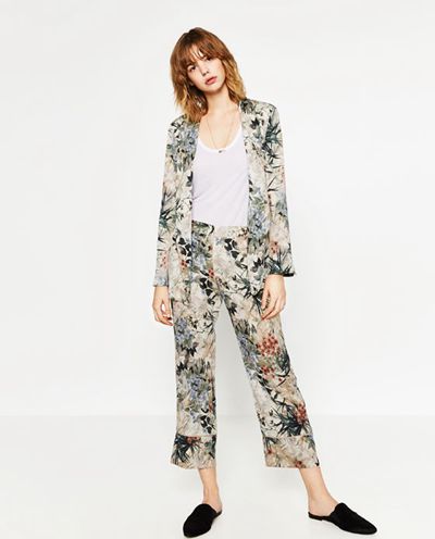 Pantalon fluide style pyjama