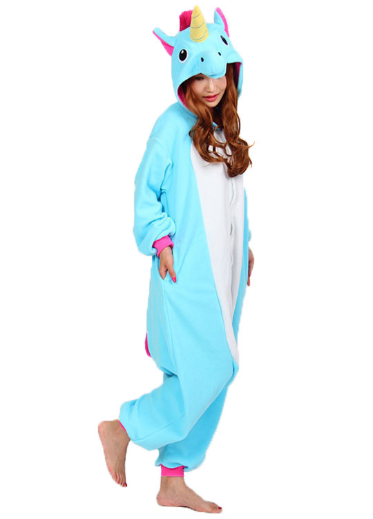 Pyjama licorne bleu et rose