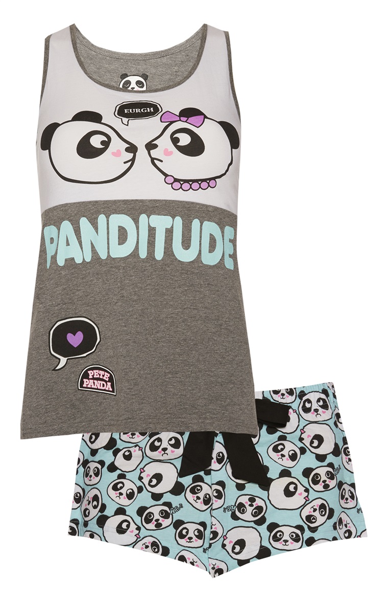 Panda pyjama primark