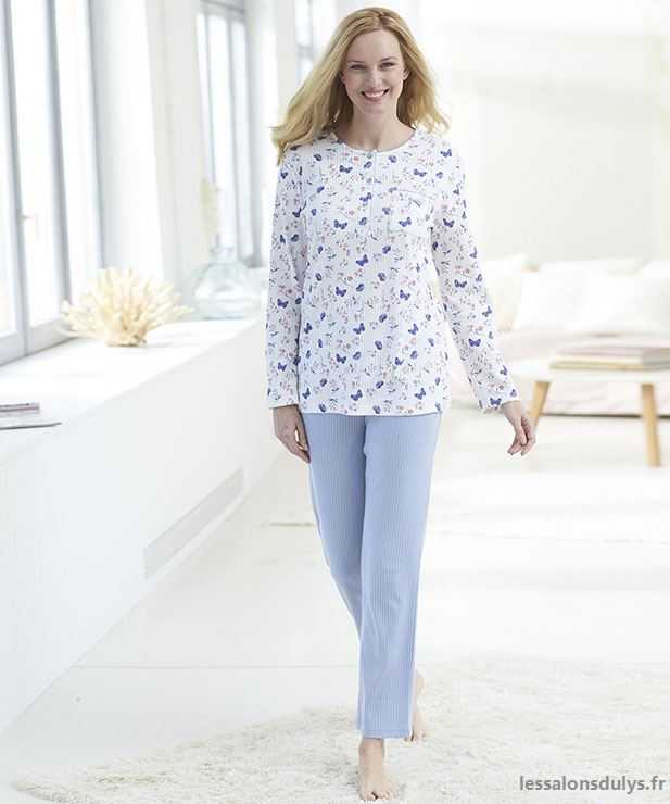 Damart pyjama femme flanelle
