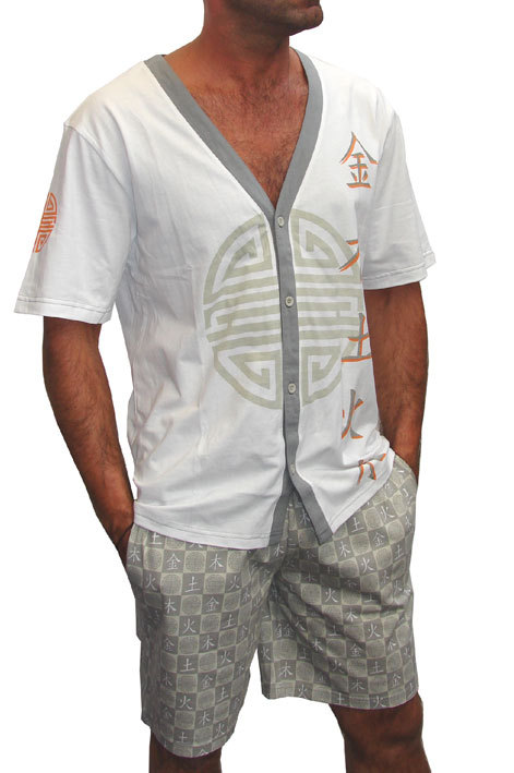 Pyjama boutonné homme
