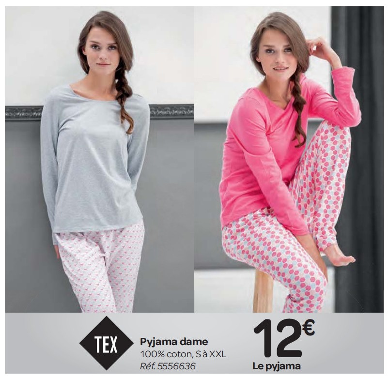 Carrefour pyjama fille
