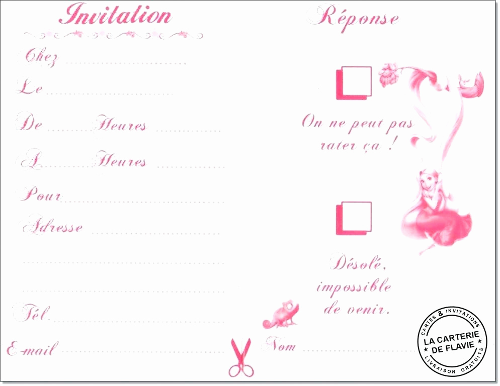 Invitation soirée pyjama pour anniversaire