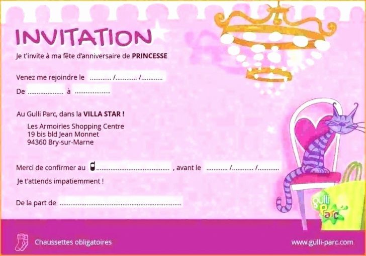 Invitation soiree pyjama a imprimer