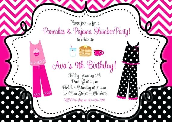 Invitation Anniversaire Pyjama Soldes En Image