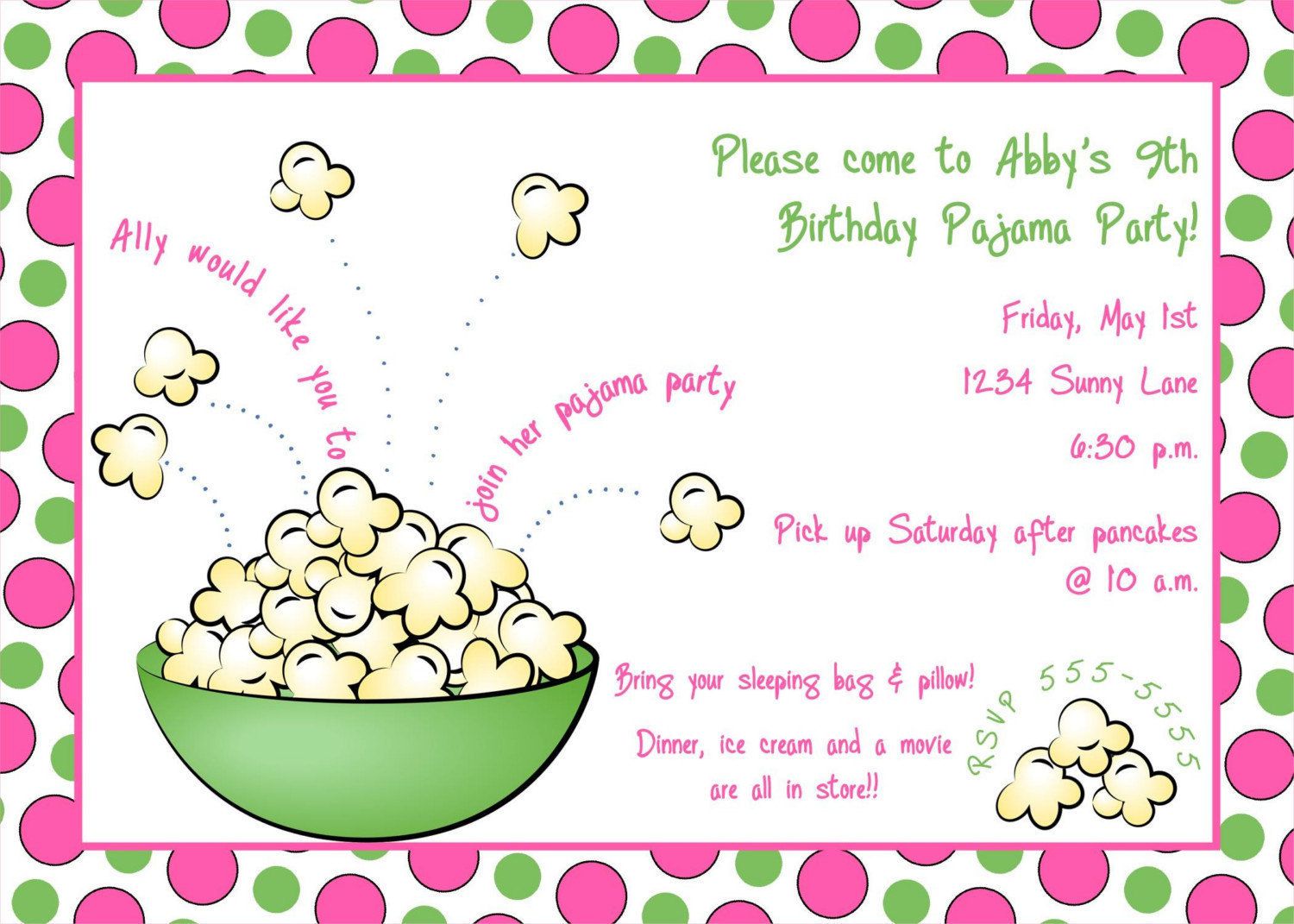 Carte Invitation Pyjama Party Gar on Soldes En Image carte-invitation-pyjama-party-gar-on-soldes-en-image