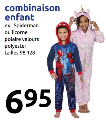 Pyjama licorne action