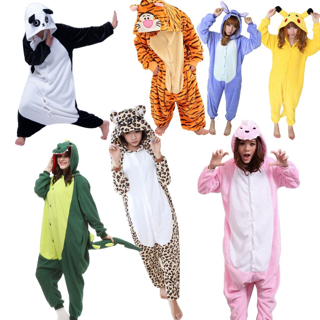 Combinaison pyjama tigre blanc
