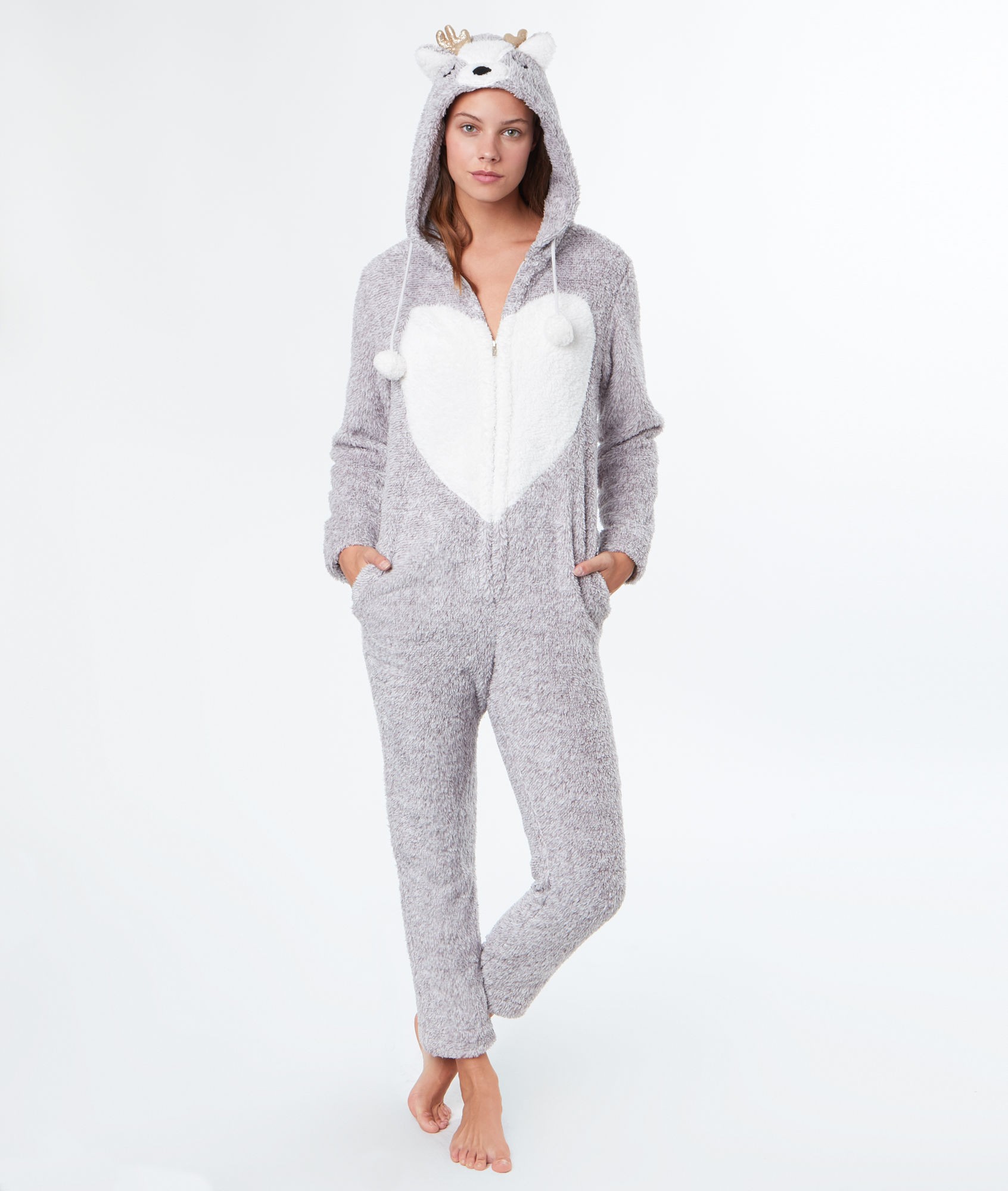 Pyjama combinaison pilou pilou Soldes en image