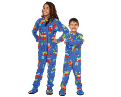 Combinaison pyjama polaire fille
