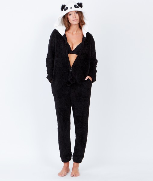 Pyjama combinaison panda femme