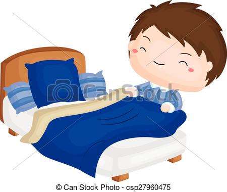 Dessin pyjama plié