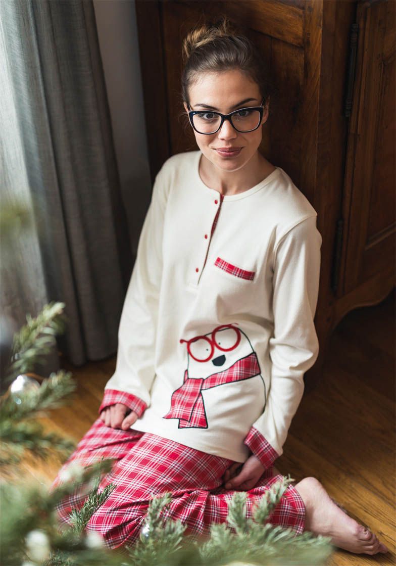 Pyjama rose pomme