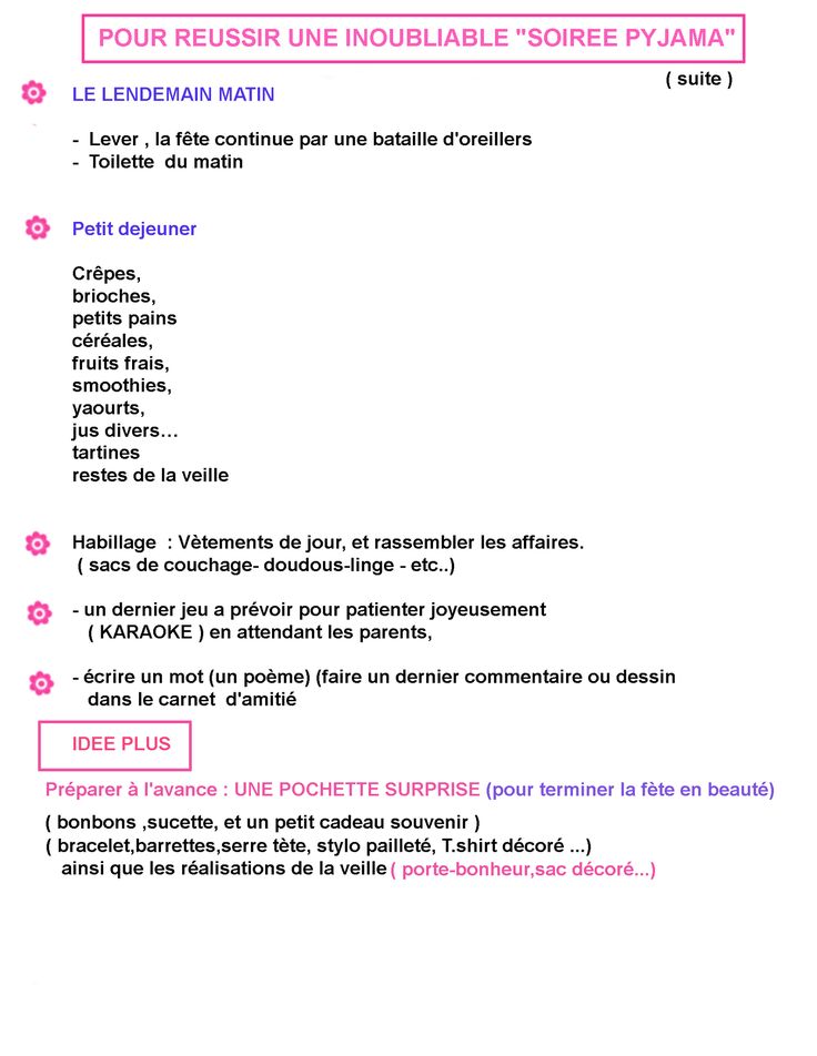 Jeu de soirée pyjama entre fille