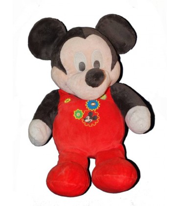 Peluche mickey pyjama rouge