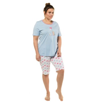 Pyjama short grande taille