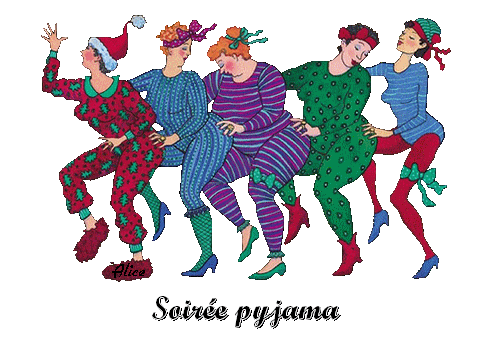 Soiree pyjama humour