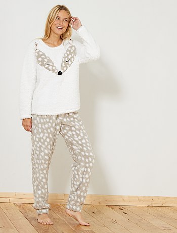 Pyjama femme polaire kiabi