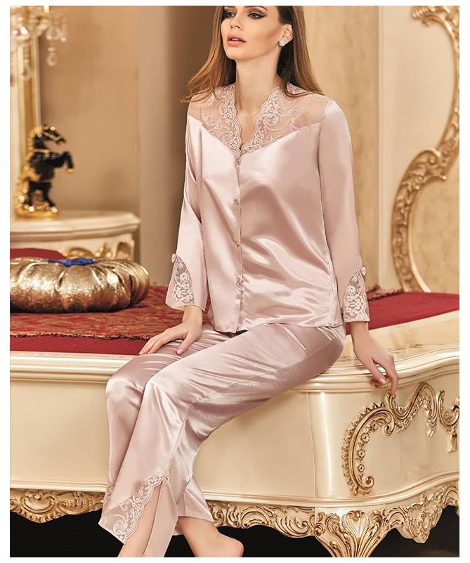 Pyjama satin femme