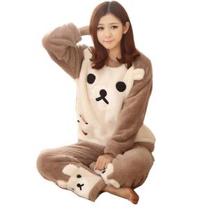 Pyjama toucher peluche femme
