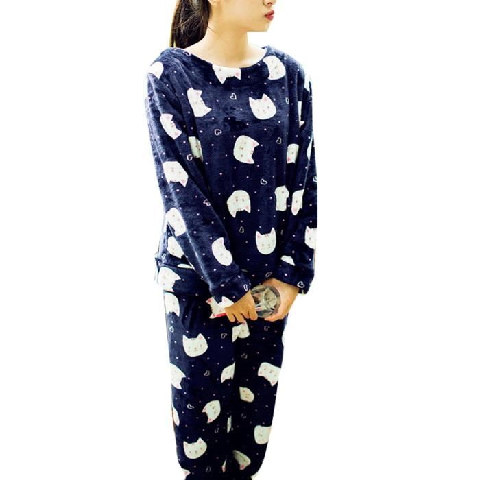 Pyjama polaire femme - Soldes en image