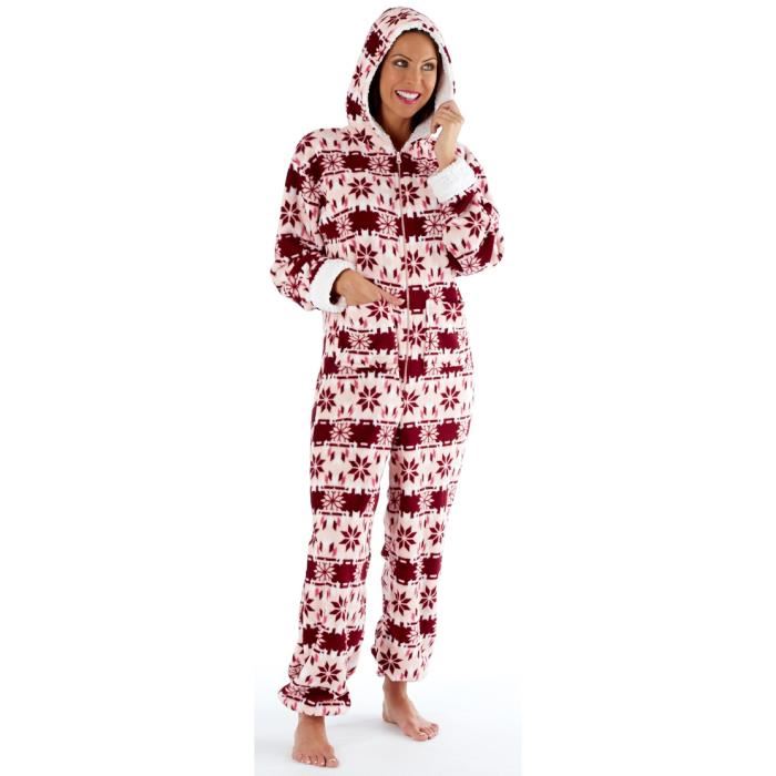 Pyjama combinaison adulte femme