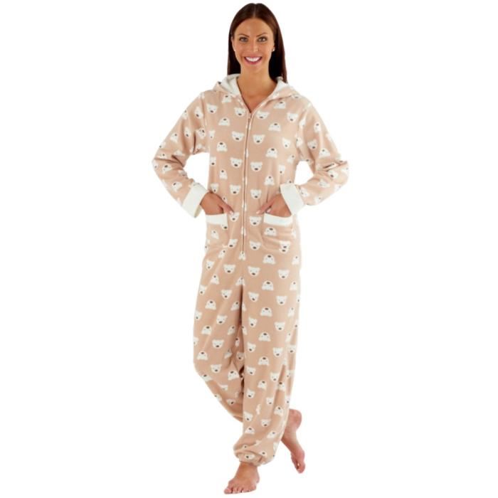 Pyjama intégral adulte femme