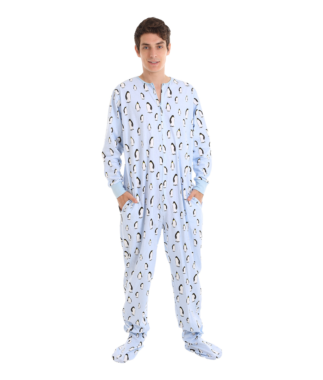 Pyjama grenouillère adulte avec pieds