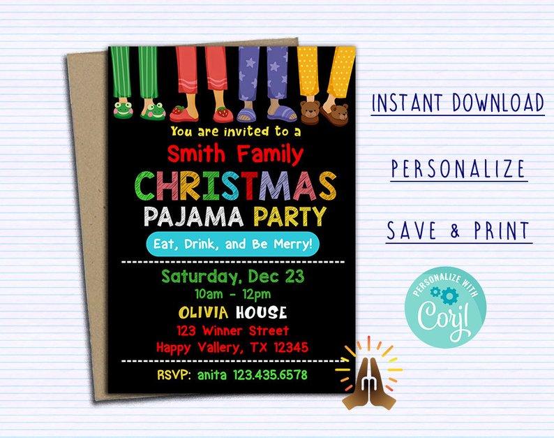 Pyjama party distribution