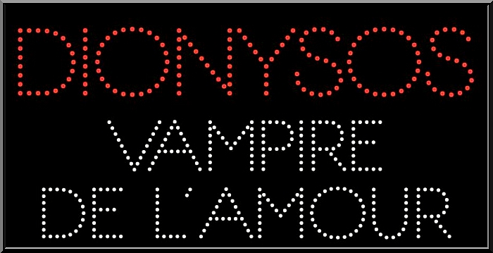 Dionysos vampire en pyjama titres