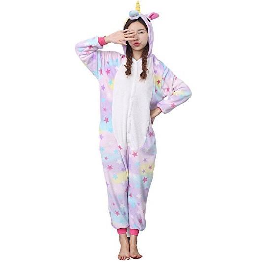 Pyjama licorne arc en ciel