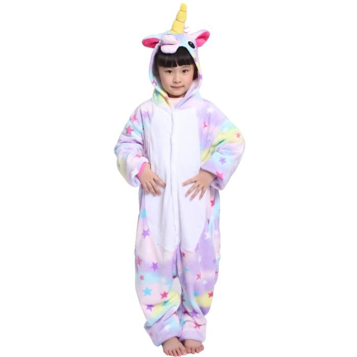 Combi pyjama licorne enfant