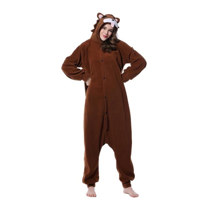 Combinaison pyjama ours homme