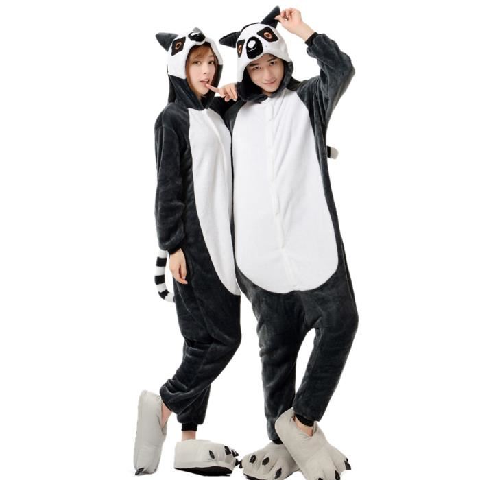 Pyjama combinaison lemurien