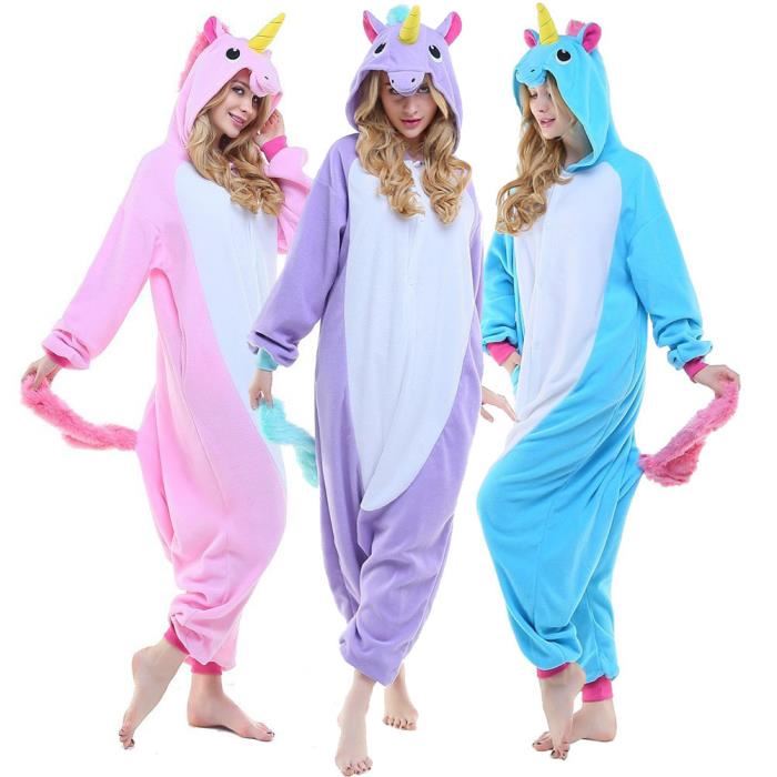 Grenouillère pyjama licorne