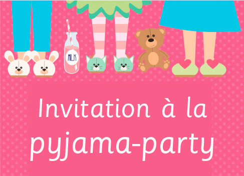 Soirée pyjama 6 ans