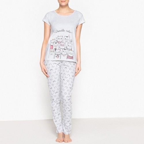 Pyjama Motif Chat Soldes En Image