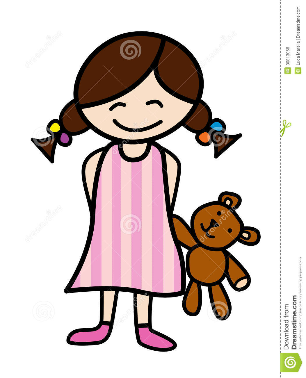 Mettre son pyjama clipart