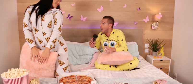 Jeremstar pyjama party