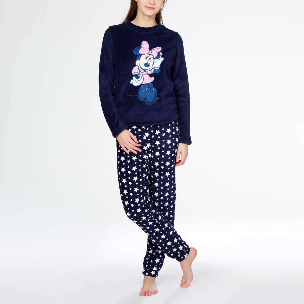 Pyjama polaire minnie femme