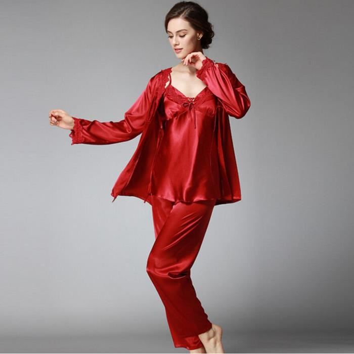Pyjama femme soie