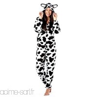 Pyjama combinaison vache femme