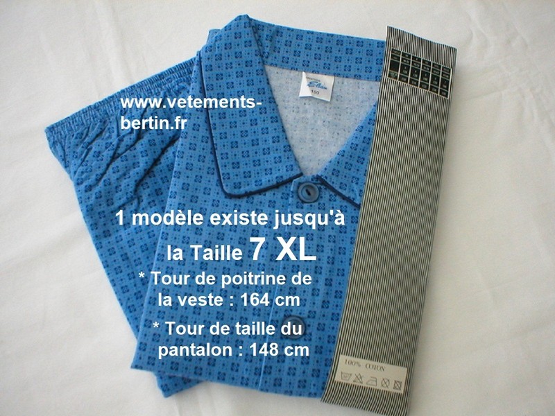 Pantalon de pyjama homme grande taille